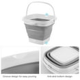 thumbnail image 2 of Tignapoo Collapsible 5L Blue Fishing and Car Washing Bucket - Portable Plastic Container for Camping and Gardening Activities, 2 of 7
