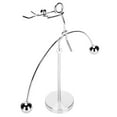 thumbnail image 2 of Swinging Balls, Educational Desk Decompressive Toy Durable Exquisite Craft Balancing Toy Stainless Steel  For Teens For Child 011 Double Man Model, 2 of 8