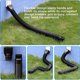thumbnail image 2 of Extensiones flexibles para canaletas de lluvia, paquete de 2 (negras), 2 of 9