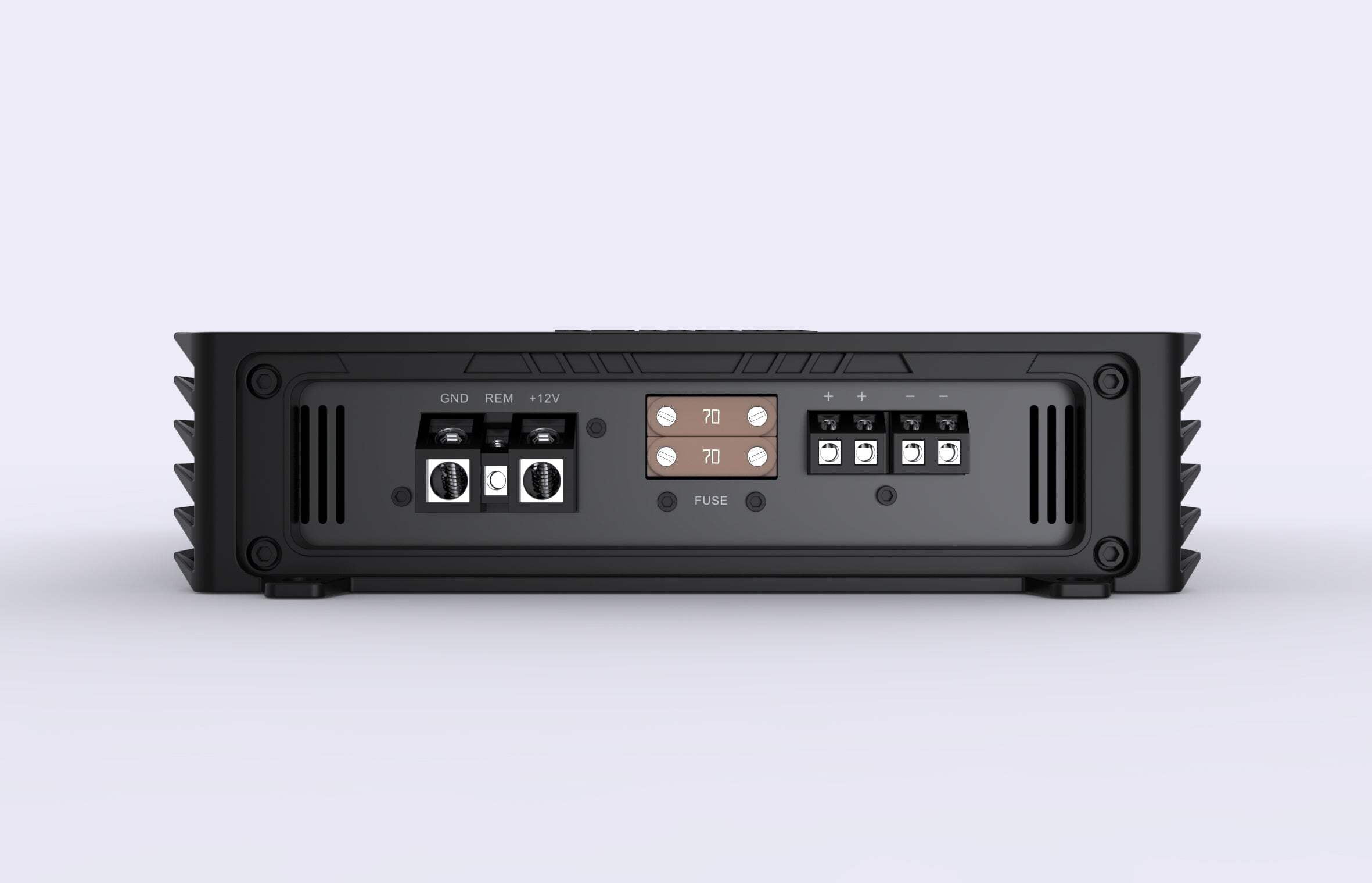 Alphasonik V2400.1D 1-CH Monoblock 4800W Class-D Amplifier w/ Remote Bass Knob