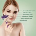 thumbnail image 5 of Purple Face Roller - Skin Care Tool Made Of Clear Quartz - Face Care Product Improves Circulation - Face Massager Compatible With All Skin Types - For A Fresh And Firm Skin, 5 of 5