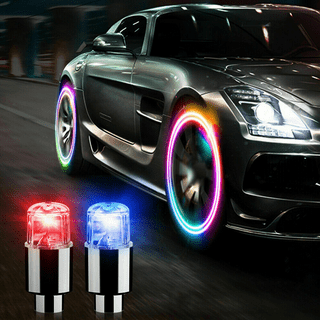 Led tire cheap valve caps autozone