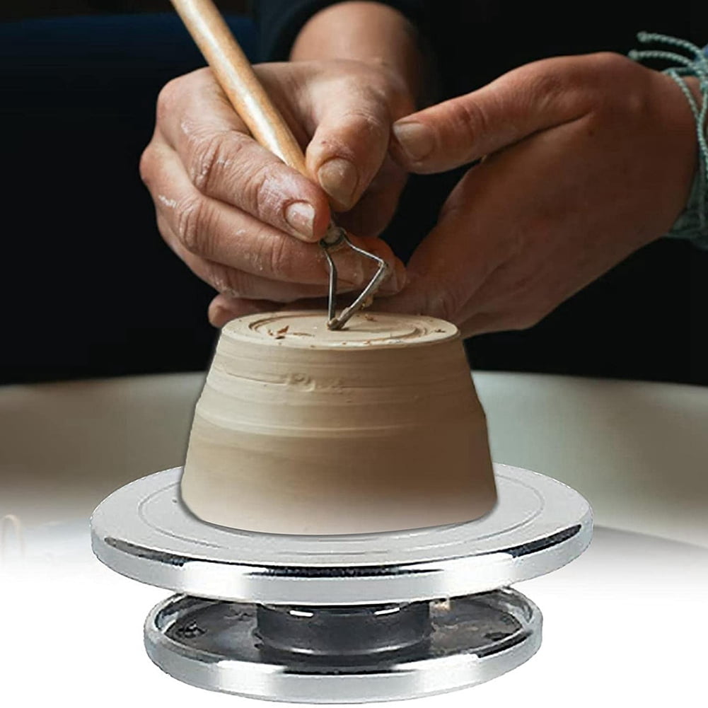 Heavy Duty Sculpting Wheel Turntable Pottery Stand Revolving DIY Tool Art Crafts Platform for Model Building - 15cm