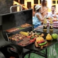thumbnail image 2 of Royal Gourmet CC1624S Barrel Charcoal Grill with Offset Smoker,552 Sq. In. Cooking Area, for Outdoor Grilling and Backyard Cooking, Black, 2 of 13