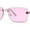 Gold - Pink, variant on Womens Slick Minimal Luxury Rimless Rectangle Retro 90s Sunglasses Gold Black