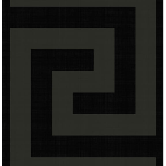 NextWall Ebony & Graphite Maze Geo Peel and Stick Wallpaper