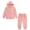 Pink, variant on Gerichy Toddler Baby Boy Clothes Fall Winter Outfit, Boys And Girls Fall And Winter Sports Suit Fashionable Fashionable Zipper Middle And Large Children's Gold Velvet Two Piece Set