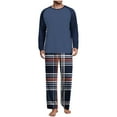 thumbnail image 2 of purcolt Mens Pajamas Set Long Sleeve Soft Pajamas for Men Sleepwear Pjs 2 Piece Lounge Sets Comfy Nightwear with Pockets S-3XL, 2 of 7