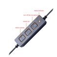 thumbnail image 2 of Cable de desconexión rápida de auriculares de centro de llamadas a conector USB para adaptador de dispositivo de comunicación QD, interfaz QD, 2 of 5