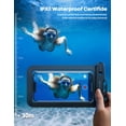 thumbnail image 2 of Funda impermeable para teléfono Lamicall, paquete de 2 unidades, para viajes de 7 pulgadas, 2 of 7