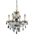 thumbnail image 2 of 7810 Alexandria Collection Hanging Fixture D19in H20in Lt:4 Blue Finish (Elegant Cut Crystals)-Finish:Blue, 2 of 2