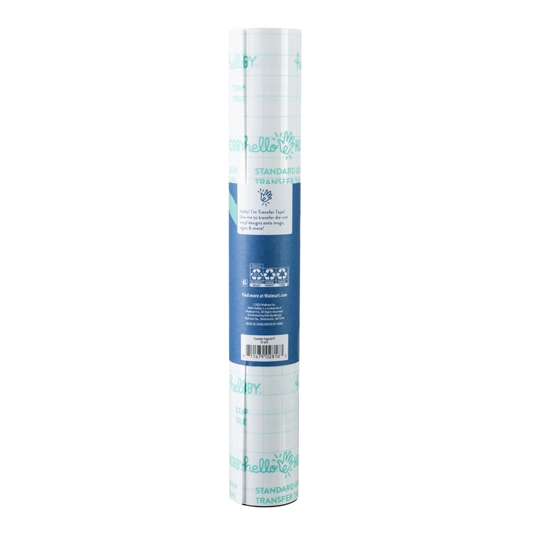 Hello Hobby Clear Transfer Tape Roll, 3 Pack 12" x 6' photo 3