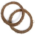 thumbnail image 3 of 12" Natural Grapevine Wreath Rings, Rattan Vine Branch Wreath Hoop for DIY Christmas Wreath Easter Craft Holiday Party Decors, 3 of 8