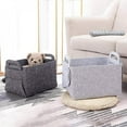 thumbnail image 6 of Foldable Felt Sundries Storage basket With Handle Cosmetics Container Multifunction Laundry Storage Basket Desktop organizer, 6 of 6