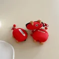 thumbnail image 7 of 3D Cute Tomatoes Case for AirPods Pro2 Airpod Pro 1 2 3 4 Bluetooth Earbuds Charging Box Protective Earphone Case Cover (Case and pendant,for AirPods 3), 7 of 7