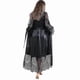 thumbnail image 4 of Women Sexy Lace Silk Kimono Robe Sleepwear Nightgown Long Dressing Gown Nightie Nightwear, 4 of 5