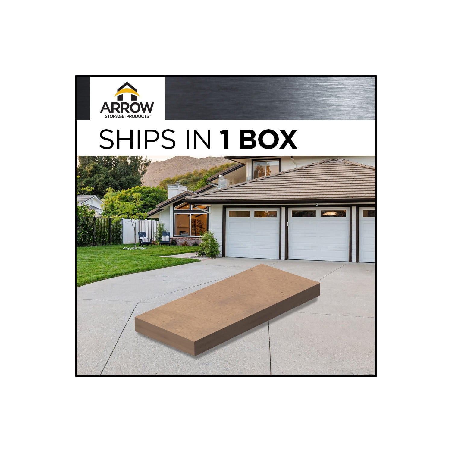 Arrow 9 x 15 x 9 ft Eggshell Single Wall Kit For Steel Carport