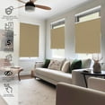 thumbnail image 2 of Chicology Sand Light Filtering Cordless Top Down Bottom Up Cellular Shades 70.75 in. W x 48 in. L, 2 of 8