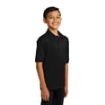 thumbnail image 4 of Port & Company Youth Core Blend Jersey Knit Polo-S (Jet Black), 4 of 6
