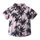 thumbnail image 1 of Odeerbi 6M-13Y Niños Camisa Hawaiana Verano Playa Camisas de Algodón Niños Blusa de Manga Corta Flor Tropical Camisa Estampada Ocio Tops, 1 of 9