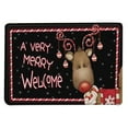 thumbnail image 2 of Joy 16 x 24 Inch Decorative Floor Mat Christmas Wreath Candy Cane Snowflake Doormat, 2 of 6