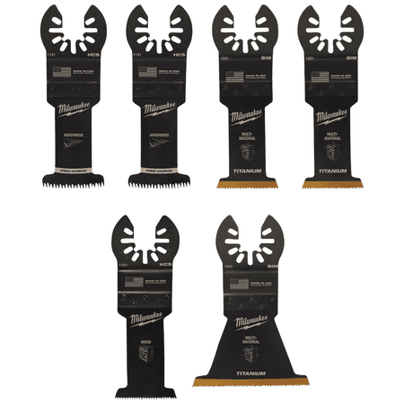 Milwaukee-49-10-9112 Milwaukee OPEN-LOK 6PC MULTI-TOOL BLADE KIT