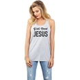 thumbnail image 2 of Thread Tank Yall Need Jesus Women's Sleeveless Flowy Racerback Tank Top Sport Grey Medium, 2 of 5