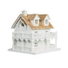 CC Home Furnishings 11" Fully Functional Elaborate Beach Home Inspired Outdoor Garden Birdhouse