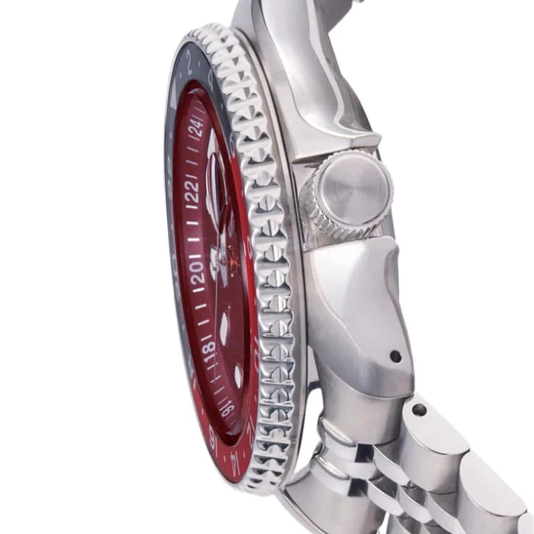 Seiko SSK031K1 5 Sports Auto GMT Red Men's Watch - Walmart.com