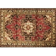 thumbnail image 1 of Ahgly Company Indoor Rectangle Medallion Brown Traditional Area Rugs, 7' x 9', 1 of 4