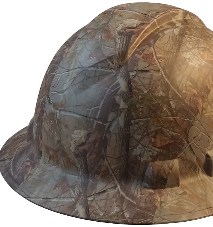 camo hard hat full brim