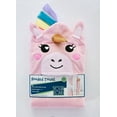 thumbnail image 4 of Your Zone Kids Unicorn Hooded Towel, Age 2-4, Great for Kids after a Bath, Beach or Pool, 4 of 5