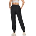 thumbnail image 2 of Pantalones de yoga Gibobby De Chándal para Mujer con 2 Bolsillos Cordón Forro Polar De Invierno Cintura Alta Leggings Deportivos Largos Pantalones De Entrenamiento Pantalones De Ocio Negro XL, 2 of 5