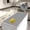Light Gray, variant on 2MM Thick Large Silicone Mat, 47.2"x23.6"(120cmx60cm) Silicone Mats for Kitchen Counter, Heat Resistant Mat, Non-Slip Kitchen Counter Mat, Waterproof Countertop Protector for Craft, Translucent Red