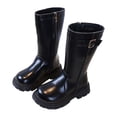 thumbnail image 1 of Baby Girl Boots, British Style Short Boots for Older Children, 1 of 9