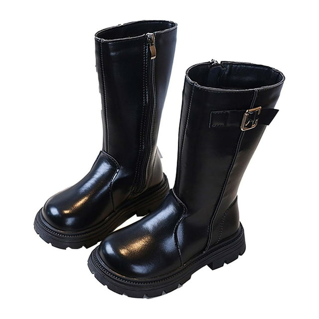 Bottes pour Bébé Fille, Bottines Courtes Style Britannique pour Enfants Plus Âgés