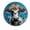 FFclock020, variant on ZXCXRQFa Wooden Clocks Cute Birds And Flowers Pattern Silent Wall Clock for Bathroom Indoor Decoration No Ticking 10 Inch Round Small Clock for Hospital Classroom Home Living Room