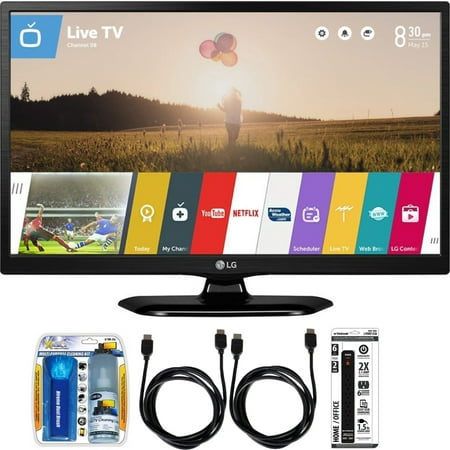 Lg 24lf4820 24 Inch 1080p Hd Led Smart Tv Essential Accessory Bundle