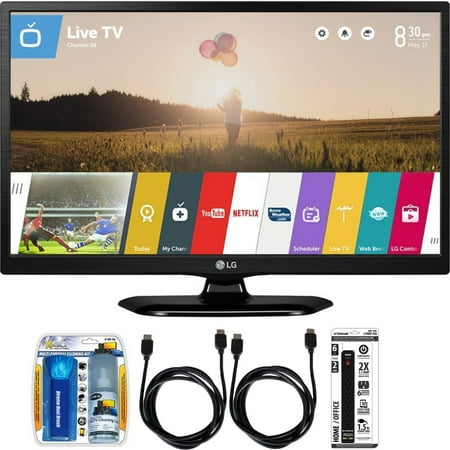 Lg 24lf4820 24 Inch 1080p Hd Led Smart Tv Essential Accessory Bundle