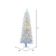 thumbnail image 3 of Vickerman A104081LED Crayon de Noël Cristal Blanc 9 Pi. x 40 Po. 405LED Blanc, 3 of 3