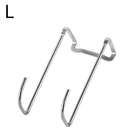 

S-Type Stainless Steel Door Hanger Cabinet Door Hanger Door Hanger Bathroom Kitchen Non-Nailed Wall Coat Rack