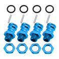thumbnail image 2 of 4Pcs 17mm à 23mm Roue Hexagonale performance Globale dans la Manipulation Adaptateur Conversion Extension Bleu, 2 of 9