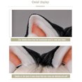 thumbnail image 4 of Animal Ears Cute Plush Cat Ears Barrette Headgear Disfraz de Halloween Accesorios para fiestas Adepaton BST2000881-4, 4 of 5
