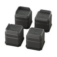 thumbnail image 3 of 4 elevadores de cama, extensores de patas de escritorio, multiusos, antideslizantes, ligeros, para lavadoras, refrigeradores, oficinas y apartamentos. Negro, 3 of 8