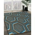 thumbnail image 2 of Ahgly Company Indoor Rectangle Patterned Taupe Brown Area Rugs, 5' x 7', 2 of 6