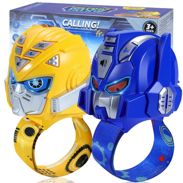 Robot Walkie Talkies Vvinca para niños de 3 a 12 años, paquete de 2