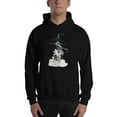 thumbnail image 4 of Key West Est 1828 Pirate Ship Vintage Map Fleece Compass Hoodie, 4 of 7