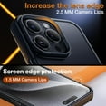 thumbnail image 6 of Strong  Case for iPhone 15 Pro [Compatibilty with MagSafe] Protective Shockproof Cover Phone Case for iPhone 15 Pro 6.1" Matte Black, 6 of 10