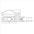 thumbnail image 4 of 3X 30A 24V JR-617 Línea Impermeable Interruptor Mediano Interruptor de Línea Línea Y Redonda Contacto de Plata Interruptor Una Prueba de Polvo de Doble Corte, 4 of 5