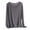 *Gray, variant on Women's Round Neck See Through Sheer Mesh Cover Up Shirt,Athletic Workout Shirt Tops Black,Womens Plus XXL